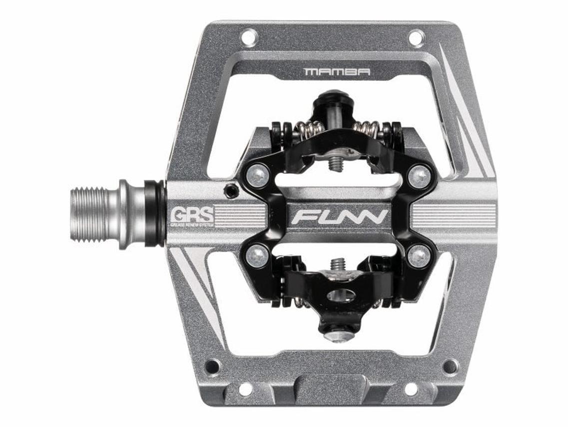 FUNN Mamba S One Side SPD Clip MTB Pedals - Grey 3 FUNN Mamba S One Side SPD Clip MTB Pedals - Grey