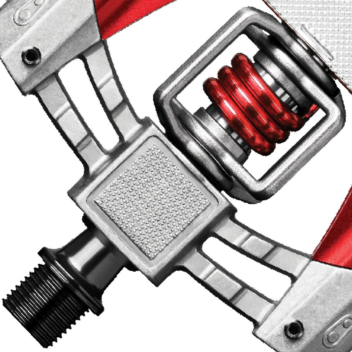 Crank Brothers Mallet 3 MTB Pedals - Red/Red Spring 5 Crank Brothers Mallet 3 MTB Pedals - Red/Red Spring - Image 3