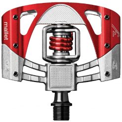 Crank Brothers Mallet 3 MTB Pedals - Red/Red Spring