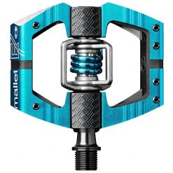 Crank Brothers Mallet E Enduro Race Pedals - Electric Blue