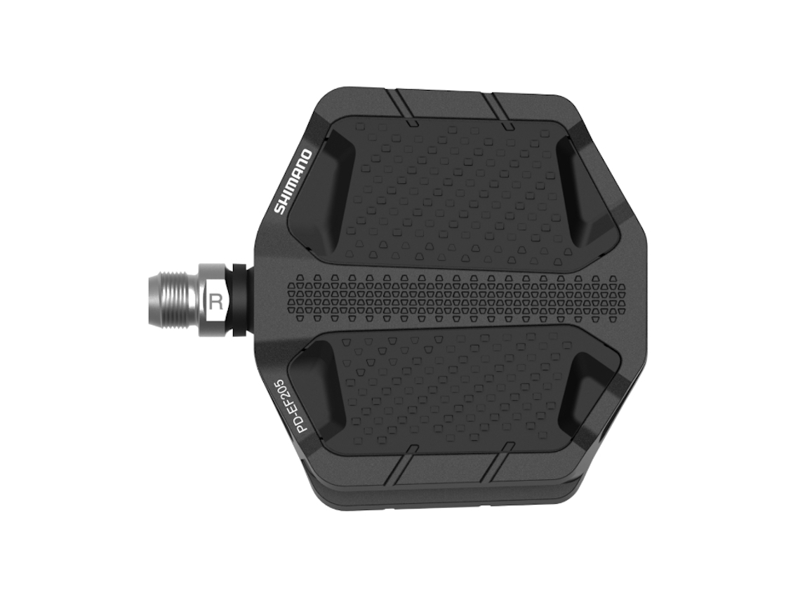Shimano PD-EF205 E-Bike Flat Platform Pedals - Black 4 Shimano PD-EF205 E-Bike Flat Platform Pedals - Black - Image 2