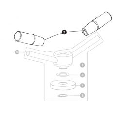 Park Tool 526-2 Handle Knob for HHP-1/2